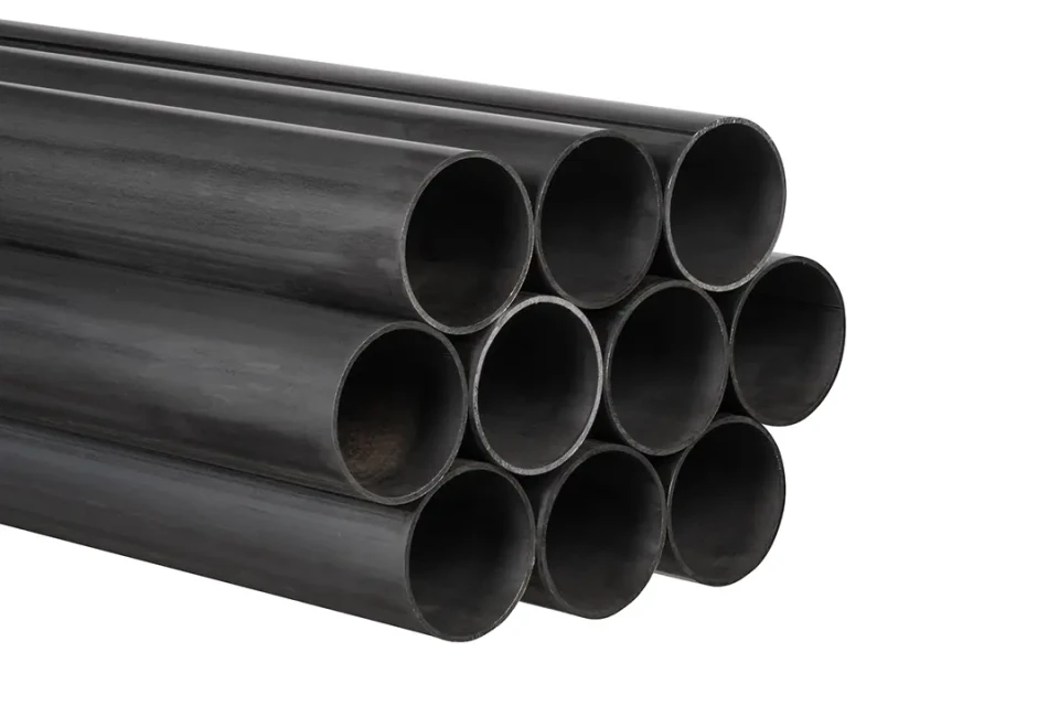 Gladde einden zwart gelaste vlambuis en 10217 1 buizen hiltotechnischehandelsonderneming